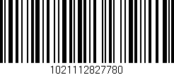 Código de barras (EAN, GTIN, SKU, ISBN): '1021112827780'