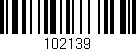 Código de barras (EAN, GTIN, SKU, ISBN): '102139'