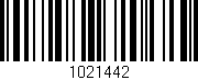 Código de barras (EAN, GTIN, SKU, ISBN): '1021442'