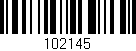 Código de barras (EAN, GTIN, SKU, ISBN): '102145'