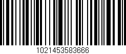 Código de barras (EAN, GTIN, SKU, ISBN): '1021453583666'