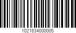 Código de barras (EAN, GTIN, SKU, ISBN): '1021634000005'