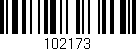 Código de barras (EAN, GTIN, SKU, ISBN): '102173'