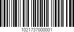 Código de barras (EAN, GTIN, SKU, ISBN): '1021737000001'