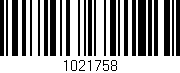 Código de barras (EAN, GTIN, SKU, ISBN): '1021758'