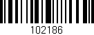 Código de barras (EAN, GTIN, SKU, ISBN): '102186'