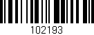Código de barras (EAN, GTIN, SKU, ISBN): '102193'