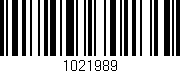 Código de barras (EAN, GTIN, SKU, ISBN): '1021989'