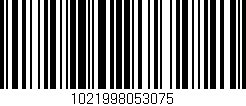 Código de barras (EAN, GTIN, SKU, ISBN): '1021998053075'
