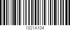Código de barras (EAN, GTIN, SKU, ISBN): '1021A104'