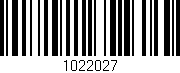 Código de barras (EAN, GTIN, SKU, ISBN): '1022027'