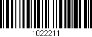 Código de barras (EAN, GTIN, SKU, ISBN): '1022211'