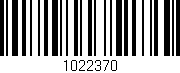 Código de barras (EAN, GTIN, SKU, ISBN): '1022370'
