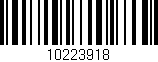 Código de barras (EAN, GTIN, SKU, ISBN): '10223918'