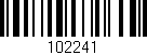 Código de barras (EAN, GTIN, SKU, ISBN): '102241'