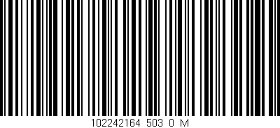 Código de barras (EAN, GTIN, SKU, ISBN): '102242164_503_0_M'