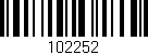 Código de barras (EAN, GTIN, SKU, ISBN): '102252'