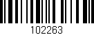 Código de barras (EAN, GTIN, SKU, ISBN): '102263'