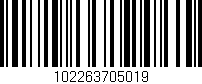 Código de barras (EAN, GTIN, SKU, ISBN): '102263705019'