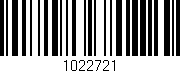 Código de barras (EAN, GTIN, SKU, ISBN): '1022721'