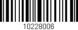 Código de barras (EAN, GTIN, SKU, ISBN): '10228006'
