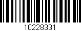 Código de barras (EAN, GTIN, SKU, ISBN): '10228331'
