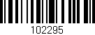 Código de barras (EAN, GTIN, SKU, ISBN): '102295'
