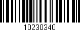 Código de barras (EAN, GTIN, SKU, ISBN): '10230340'