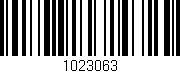 Código de barras (EAN, GTIN, SKU, ISBN): '1023063'