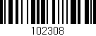 Código de barras (EAN, GTIN, SKU, ISBN): '102308'