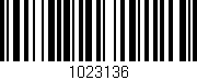 Código de barras (EAN, GTIN, SKU, ISBN): '1023136'