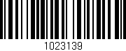 Código de barras (EAN, GTIN, SKU, ISBN): '1023139'