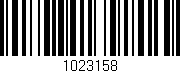 Código de barras (EAN, GTIN, SKU, ISBN): '1023158'