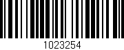 Código de barras (EAN, GTIN, SKU, ISBN): '1023254'