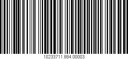 Código de barras (EAN, GTIN, SKU, ISBN): '10233711.884.00003'