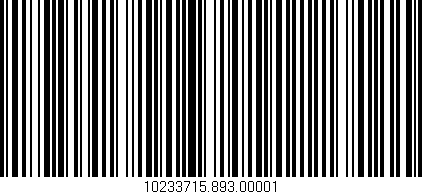 Código de barras (EAN, GTIN, SKU, ISBN): '10233715.893.00001'