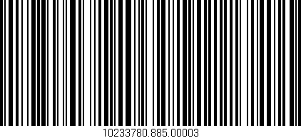 Código de barras (EAN, GTIN, SKU, ISBN): '10233780.885.00003'