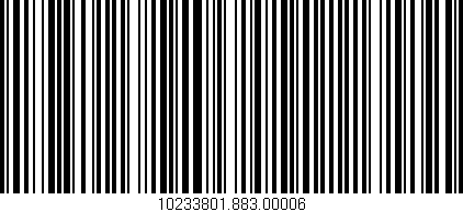 Código de barras (EAN, GTIN, SKU, ISBN): '10233801.883.00006'