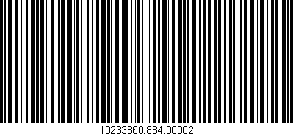 Código de barras (EAN, GTIN, SKU, ISBN): '10233860.884.00002'