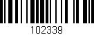 Código de barras (EAN, GTIN, SKU, ISBN): '102339'