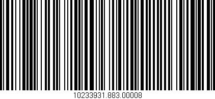 Código de barras (EAN, GTIN, SKU, ISBN): '10233931.883.00008'