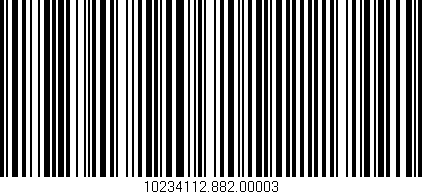 Código de barras (EAN, GTIN, SKU, ISBN): '10234112.882.00003'