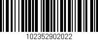 Código de barras (EAN, GTIN, SKU, ISBN): '102352902022'