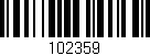 Código de barras (EAN, GTIN, SKU, ISBN): '102359'