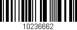 Código de barras (EAN, GTIN, SKU, ISBN): '10236662'