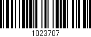 Código de barras (EAN, GTIN, SKU, ISBN): '1023707'
