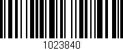 Código de barras (EAN, GTIN, SKU, ISBN): '1023840'