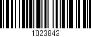 Código de barras (EAN, GTIN, SKU, ISBN): '1023843'