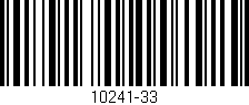 Código de barras (EAN, GTIN, SKU, ISBN): '10241-33'