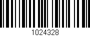 Código de barras (EAN, GTIN, SKU, ISBN): '1024328'
